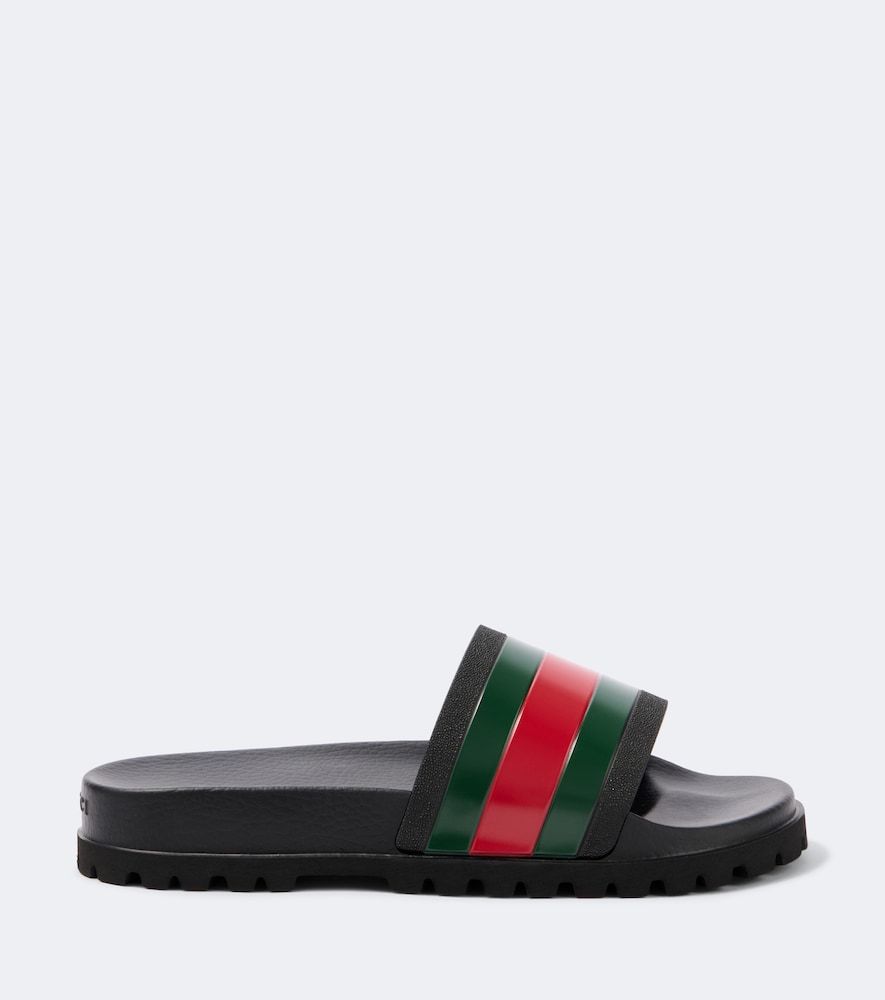 Gucci Sandali Web Stripe - Gucci - Modalova