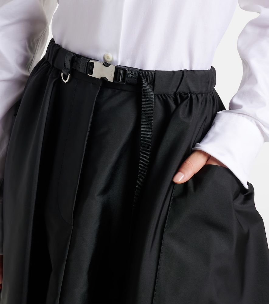 Gonna midi in Re-Nylon con cintura - Prada - Modalova