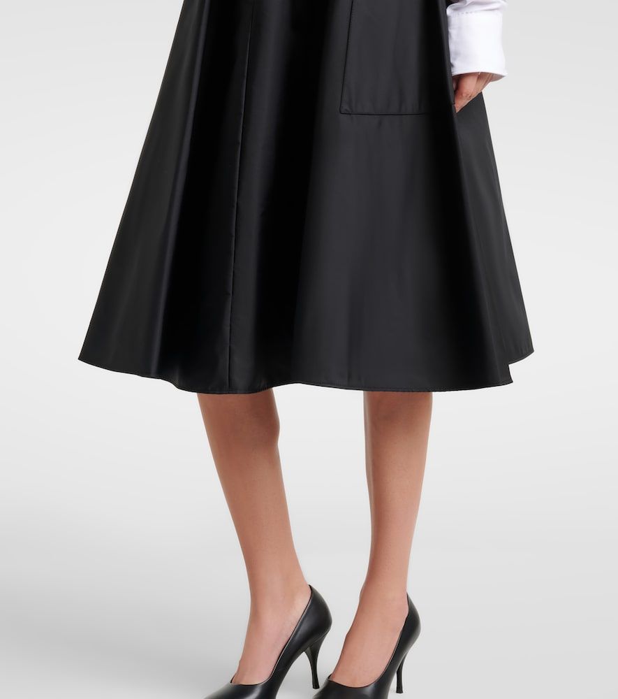 Gonna midi in Re-Nylon con cintura - Prada - Modalova