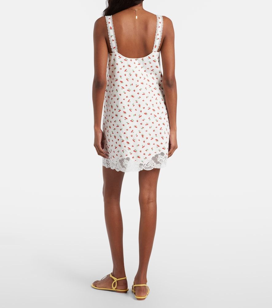 Vestido corto Delia de algodón estampado - Posse - Modalova