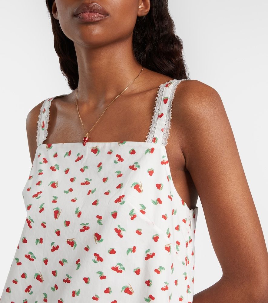 Vestido corto Delia de algodón estampado - Posse - Modalova