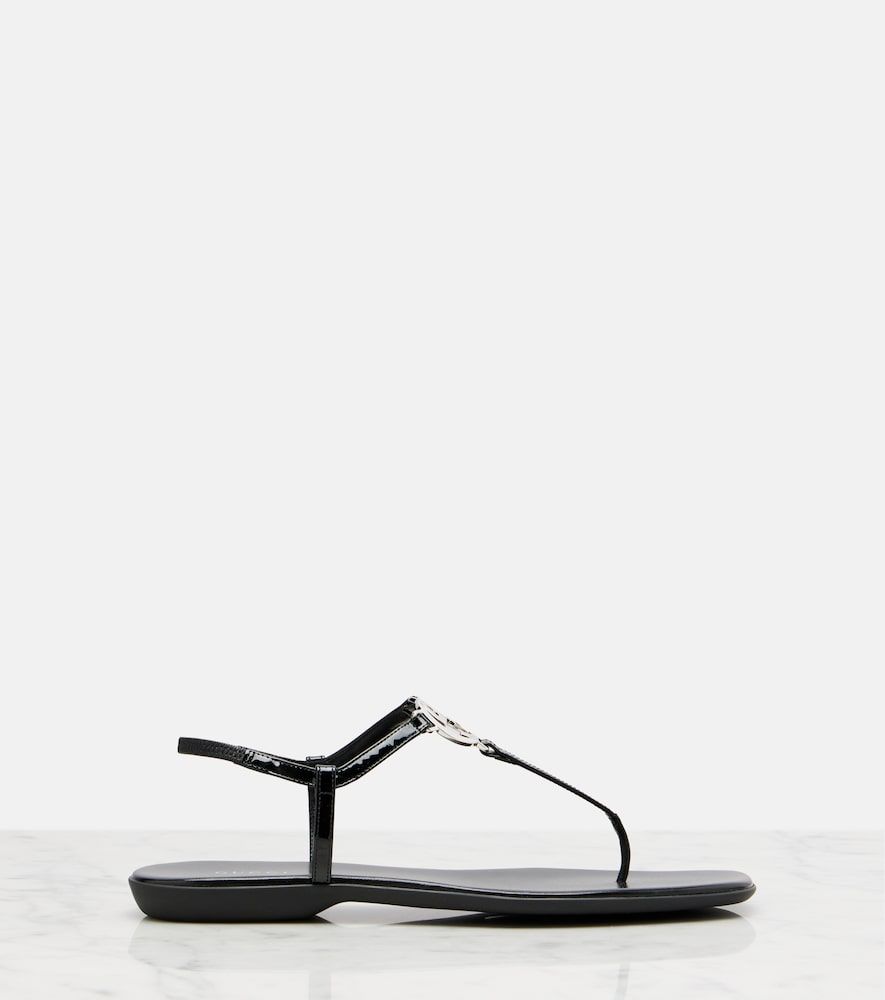 Sandali infradito Interlocking G in pelle - Gucci - Modalova