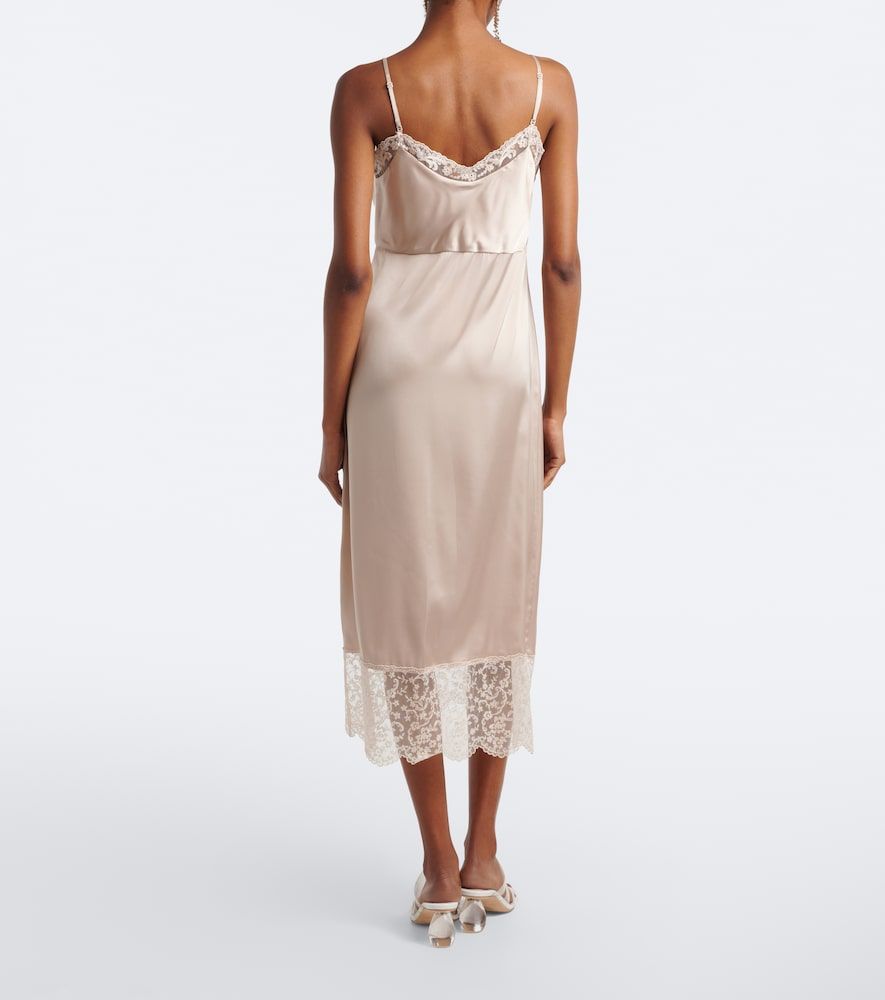 Abito sottoveste in satin - Simone Rocha - Modalova