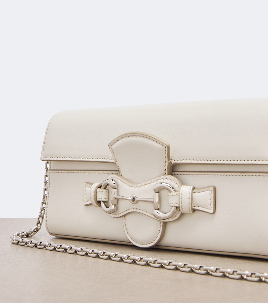 Cartera con cadena de piel con Horsebit - Gucci - Modalova