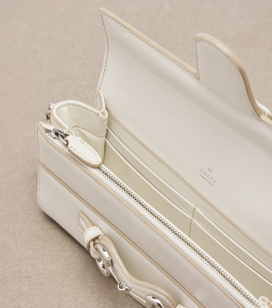 Cartera con cadena de piel con Horsebit - Gucci - Modalova