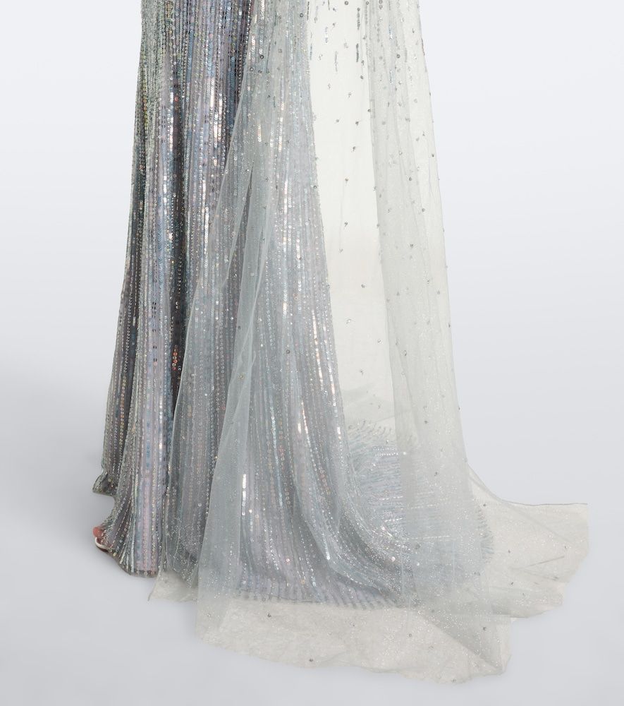 Abito lungo Cosmic Dust con paillettes - Jenny Packham - Modalova