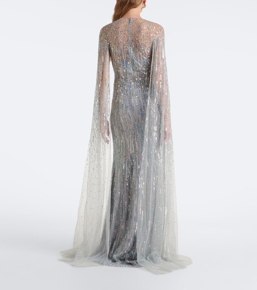 Abito lungo Cosmic Dust con paillettes - Jenny Packham - Modalova