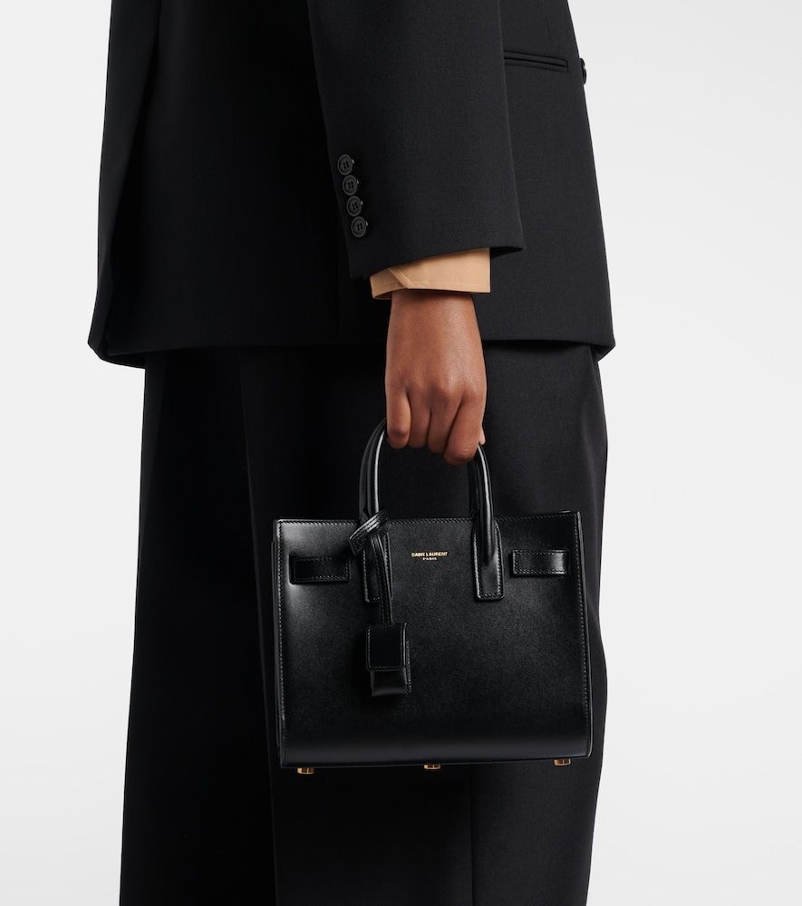 Sac De Jour Nano leather tote - Saint Laurent - Modalova