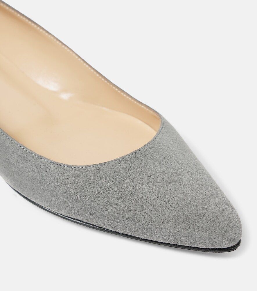 Ballerinas Lanza BB aus Veloursleder - Manolo Blahnik - Modalova