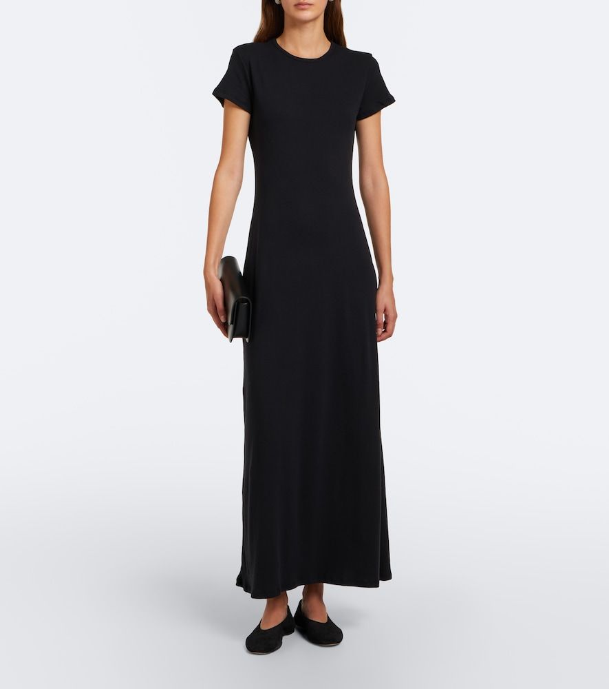 Vestido largo Nando de jersey de algodón - Leset - Modalova