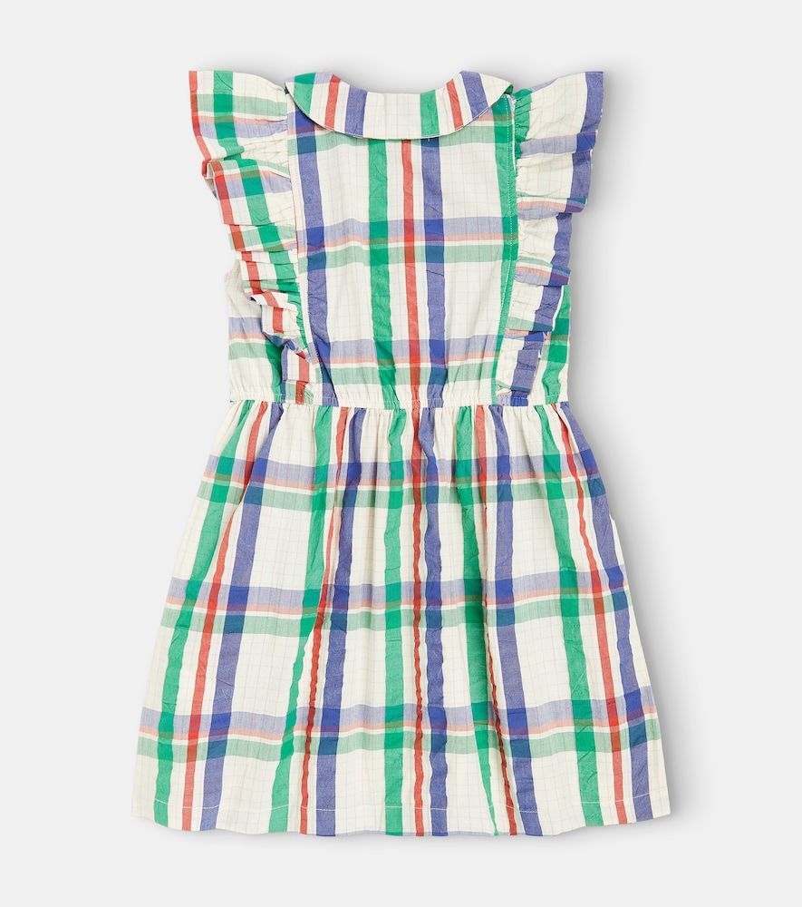 Vestido de algodón a cuadros con volantes - Bobo Choses - Modalova