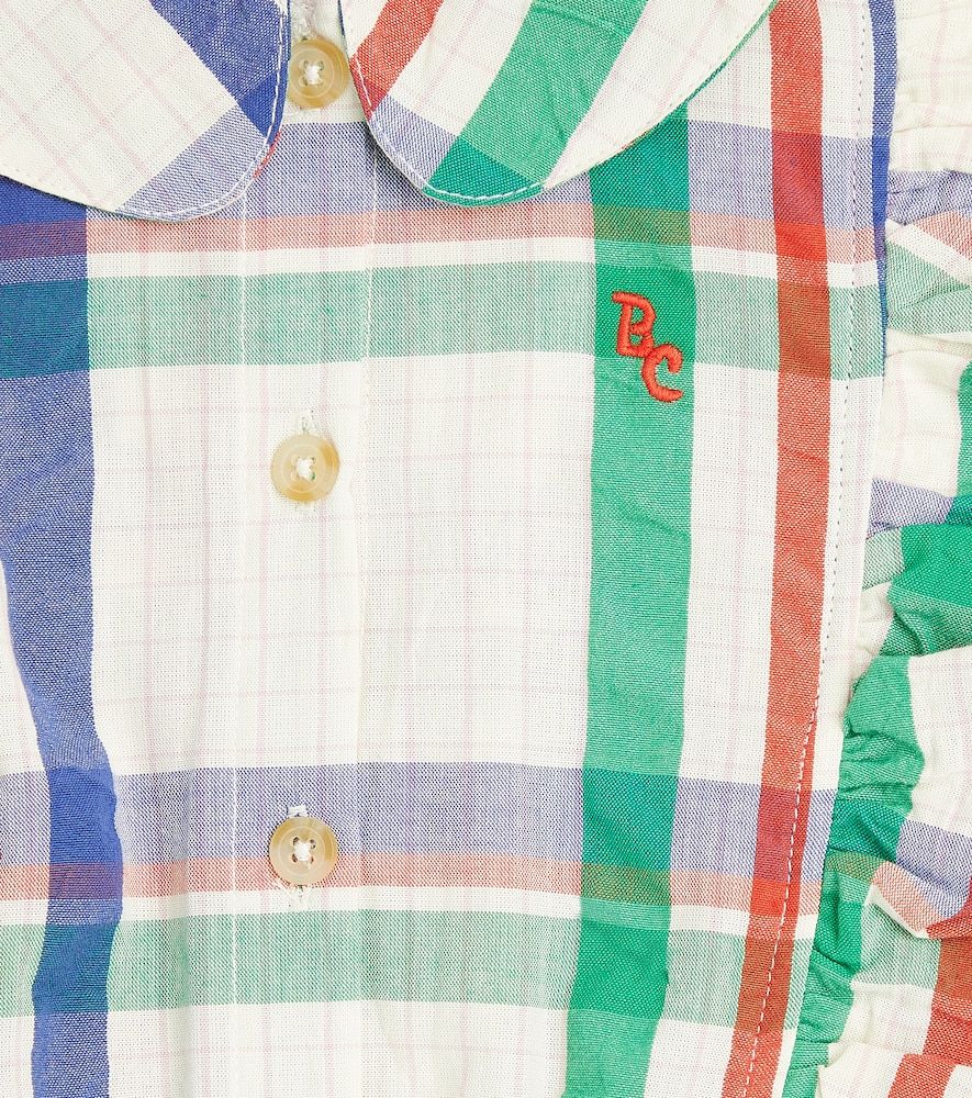 Vestido de algodón a cuadros con volantes - Bobo Choses - Modalova