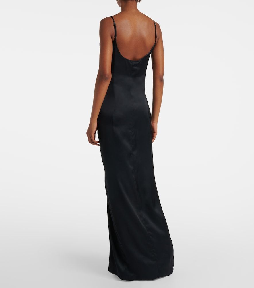 Abito sottoveste in satin - The Attico - Modalova