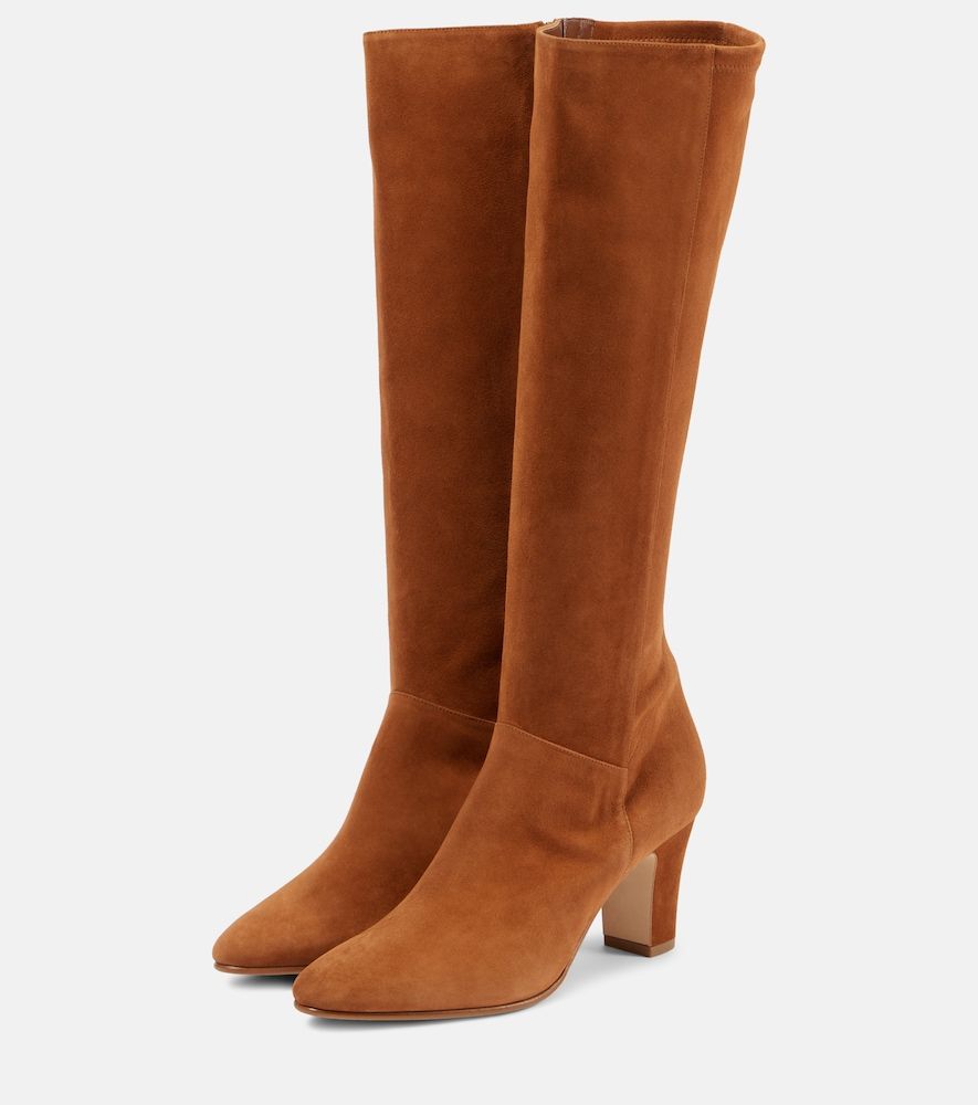 Stiefel Pitana 70 aus Veloursleder - Manolo Blahnik - Modalova