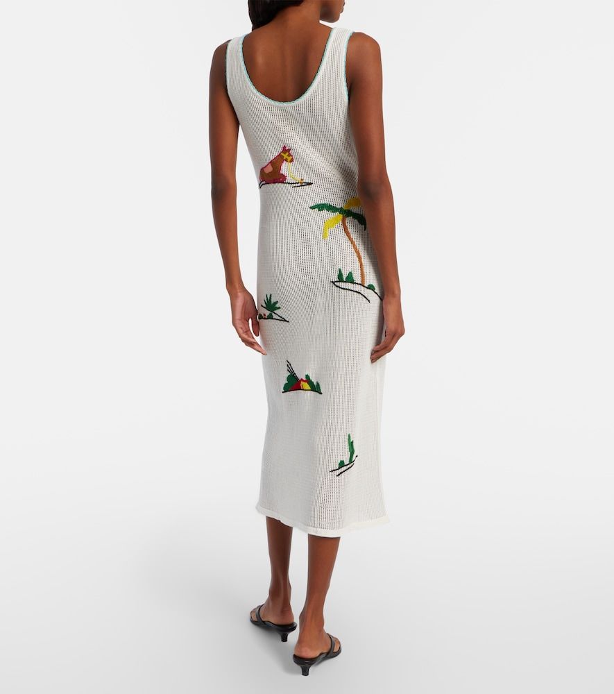 Vestido de playa Luma de algodón bordado - Staud - Modalova