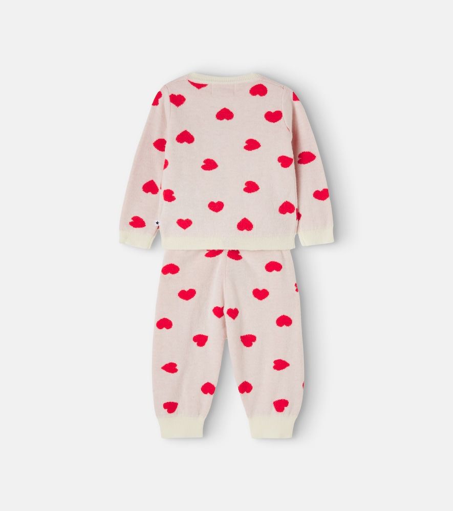 Bebé - set de cárdigan y pantalones deportivos estampado - Molo - Modalova