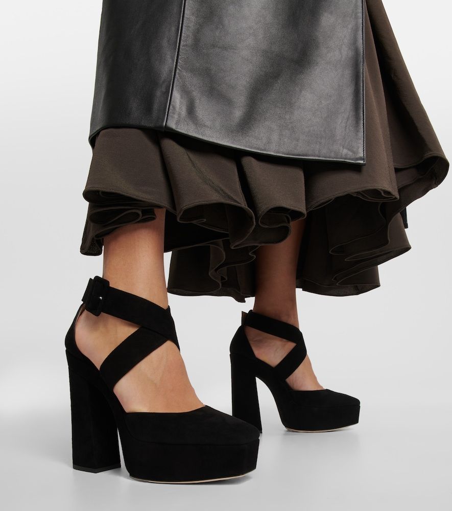 Plateau-Pumps Gian 140 aus Leder - Jimmy Choo - Modalova