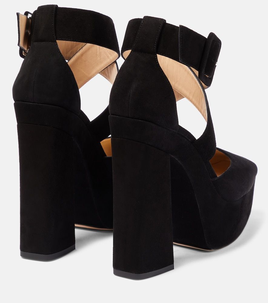 Pumps Gian 140 in pelle con plateau - Jimmy Choo - Modalova