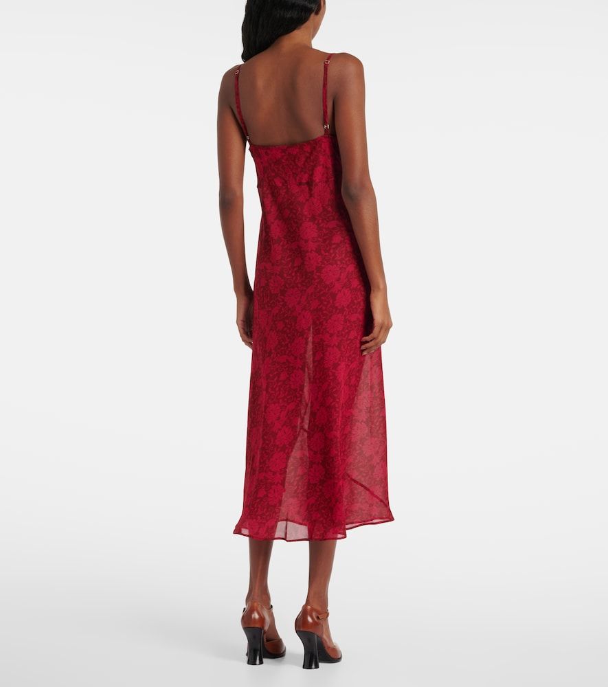Abito sottoveste con stampa floreale - Dries Van Noten - Modalova