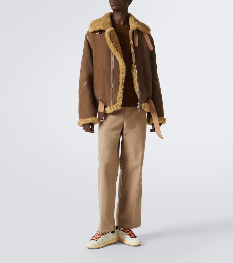 Lanvin Sneakers Curb Lite in suede - Lanvin - Modalova