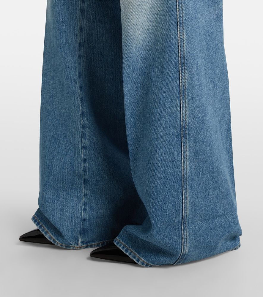 Horsebit mid-rise flared jeans - Gucci - Modalova