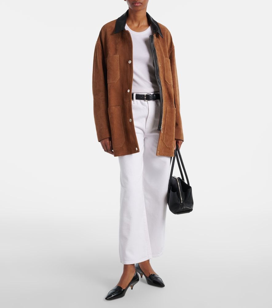 Mid-Rise Wide-Leg Jeans Harper Crop - Agolde - Modalova