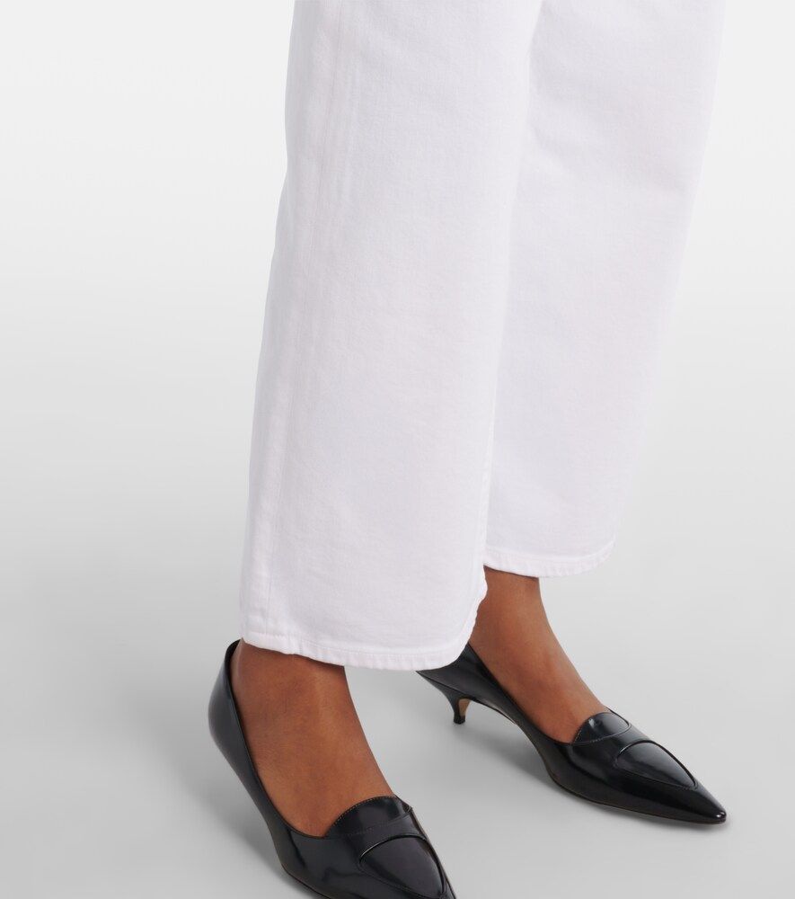 Mid-Rise Wide-Leg Jeans Harper Crop - Agolde - Modalova