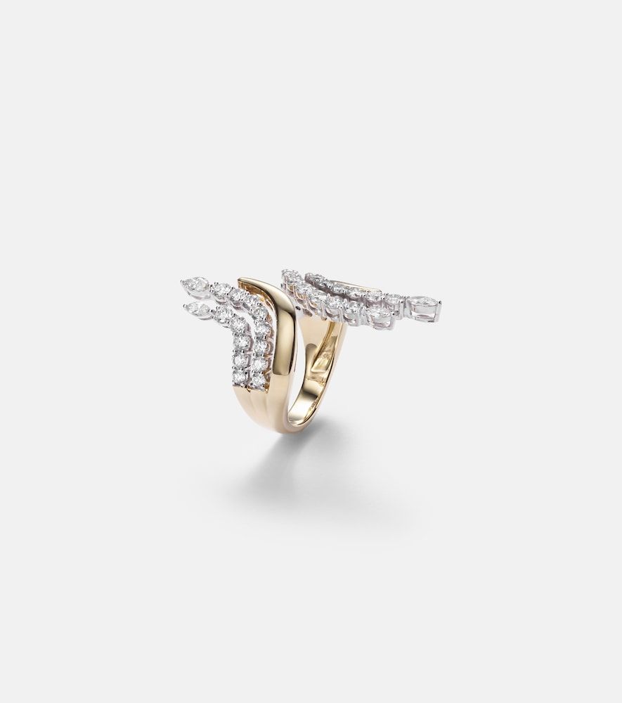 Ring Golden Strada aus 18kt Gelbgold mit Diamanten - Yeprem - Modalova