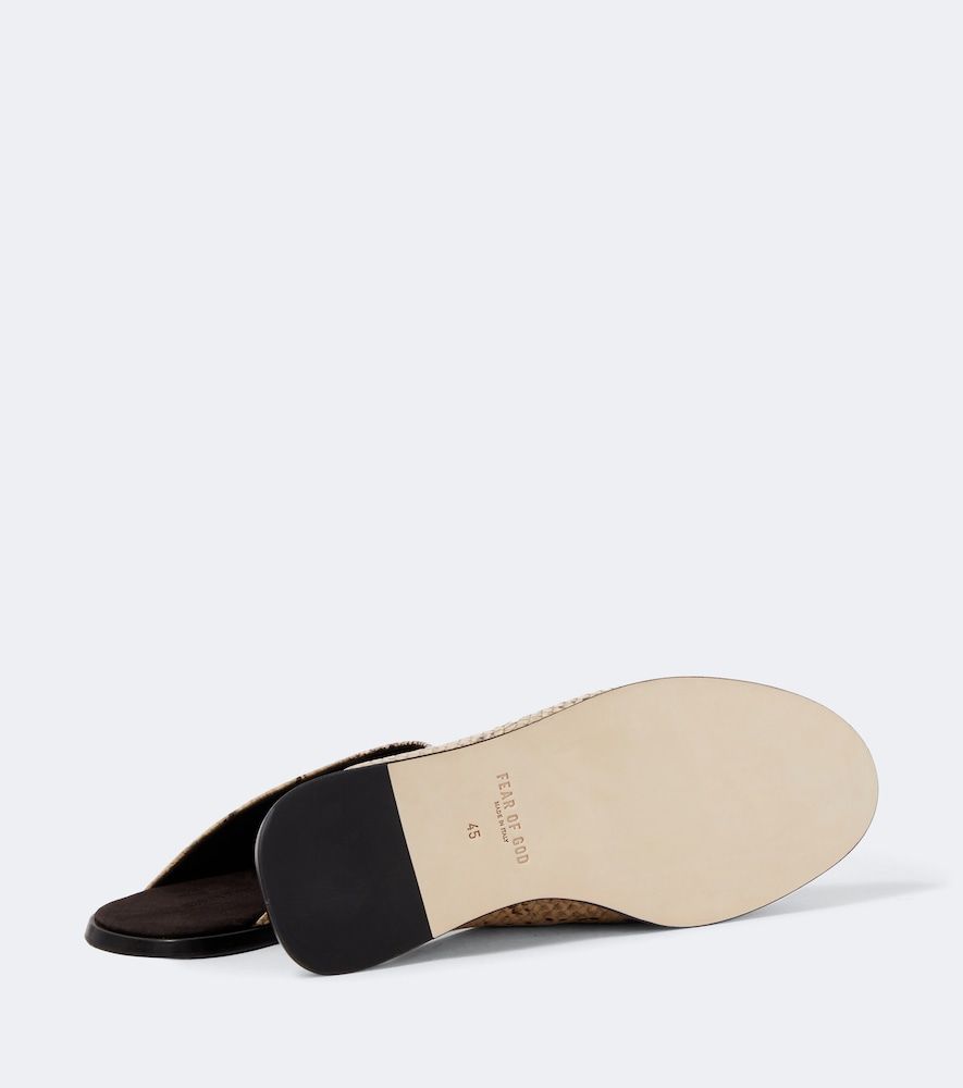 Fear of God Mules de piel grabada - Fear of God - Modalova