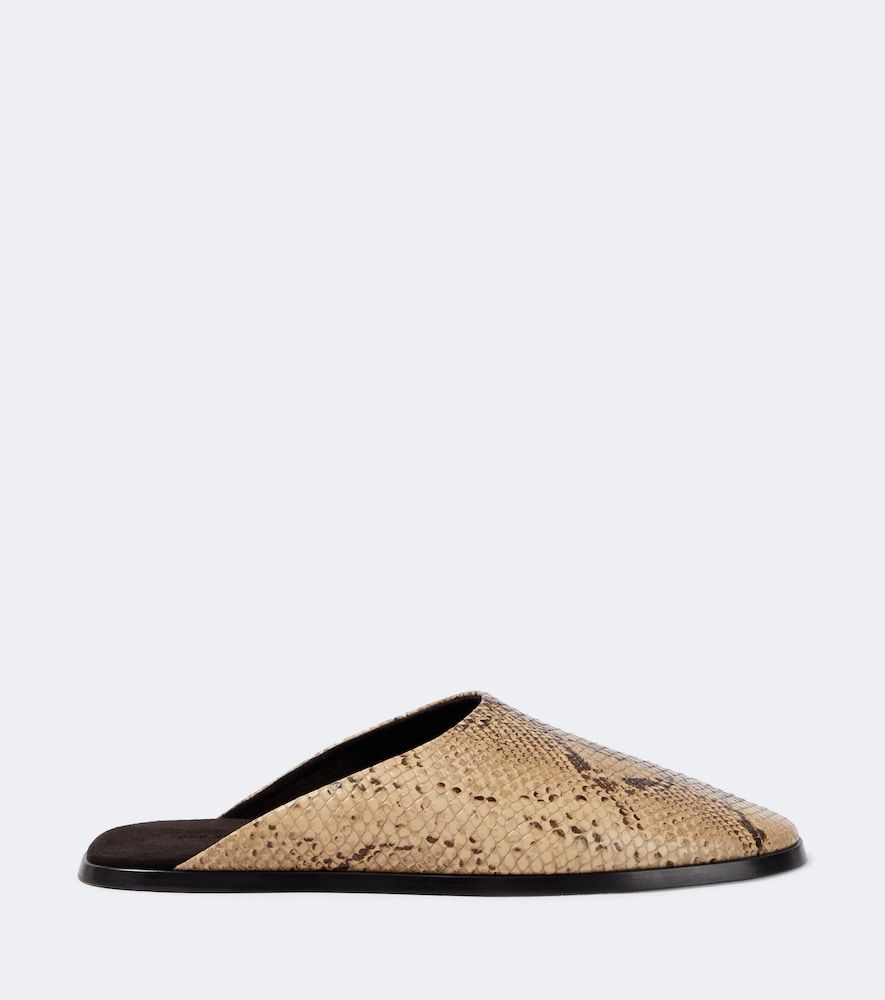 Fear of God Mules de piel grabada - Fear of God - Modalova