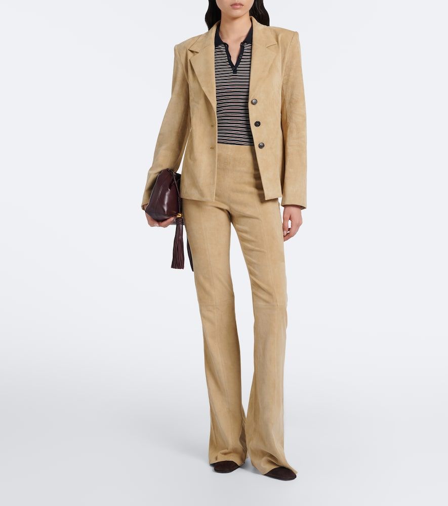 Stouls Gege suede flared pants - Stouls - Modalova
