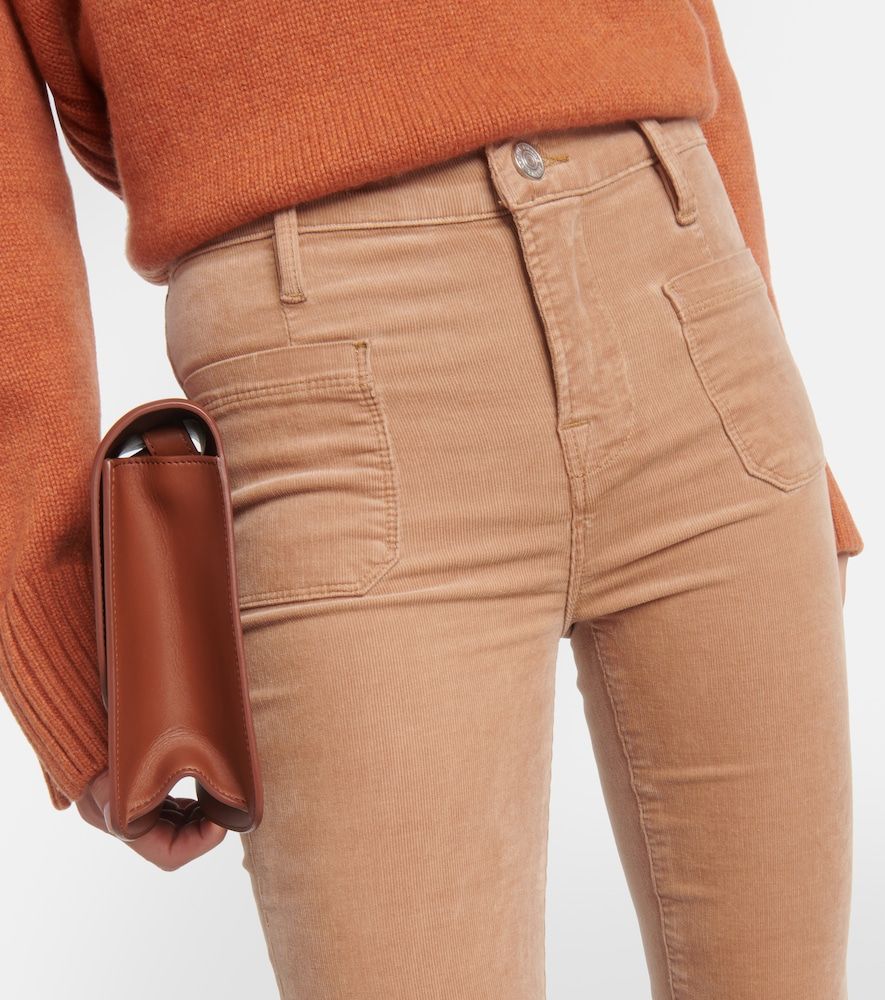 Pantalones flared Le Bardot de pana - Frame - Modalova