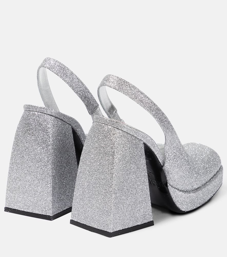 Pumps con plateau Bulla Jill glitterate - Nodaleto - Modalova