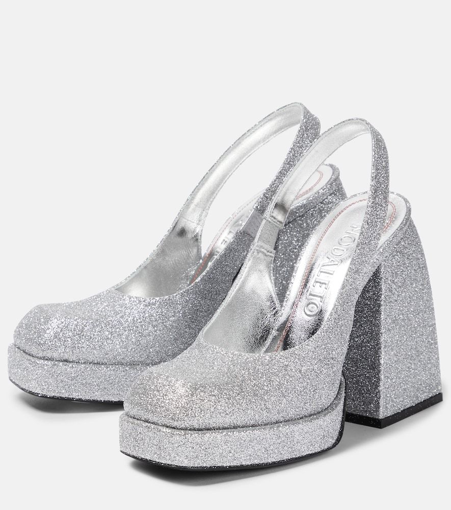 Plateau-Pumps Bulla Jill mit Glitter - Nodaleto - Modalova