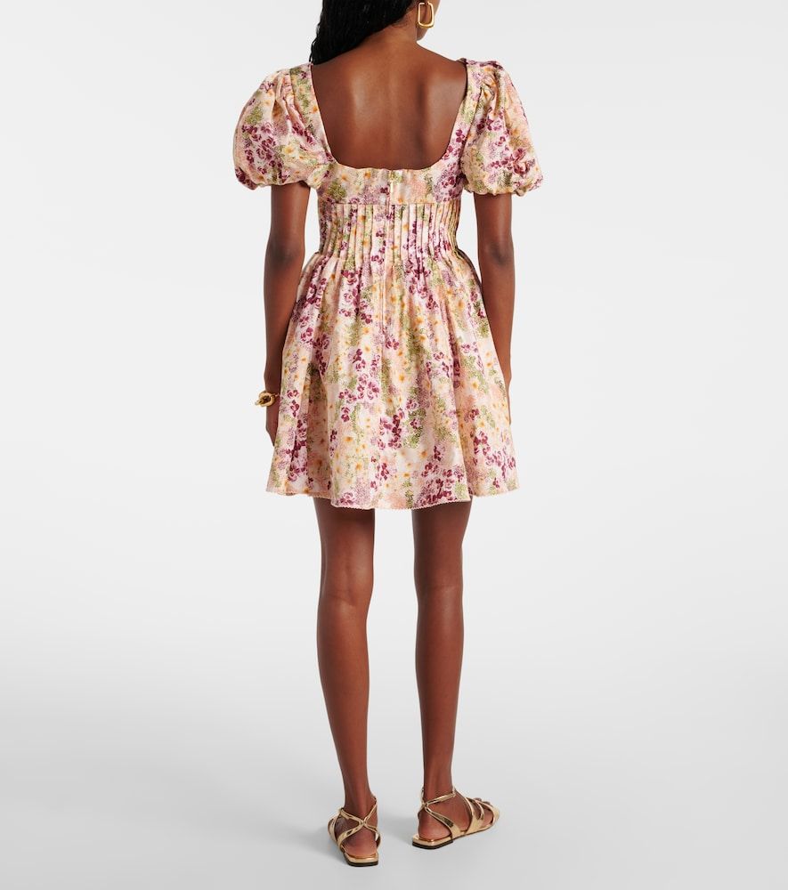 Minikleid Caramelo Florecer aus Baumwolle - Agua by Agua Bendita - Modalova