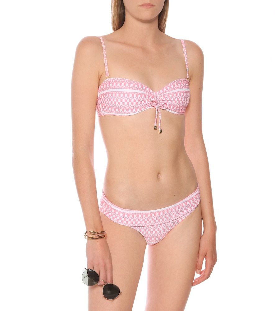 Buenos Aires printed bandeau bikini top - Heidi Klein - Modalova