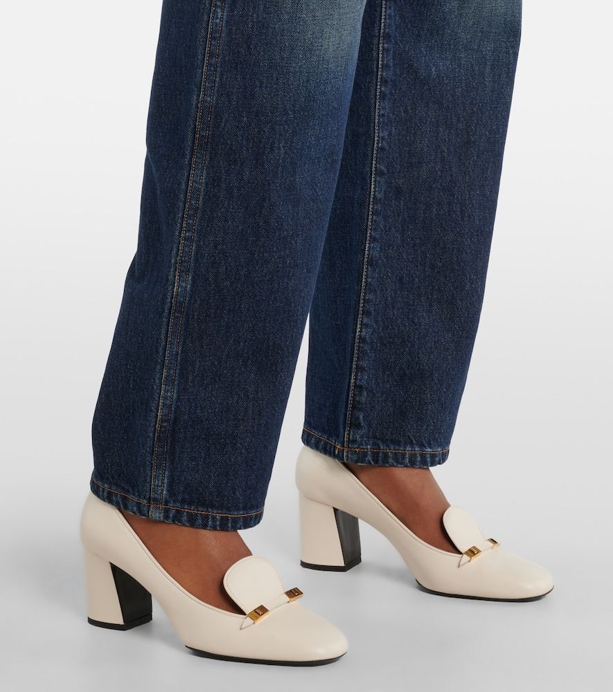 Jeans Kerrie a gamba larga e vita media - Khaite - Modalova