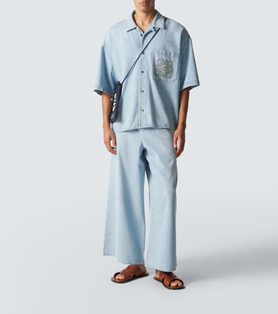 Paula Ibiza - Jeans a gamba larga Anagram - Loewe - Modalova