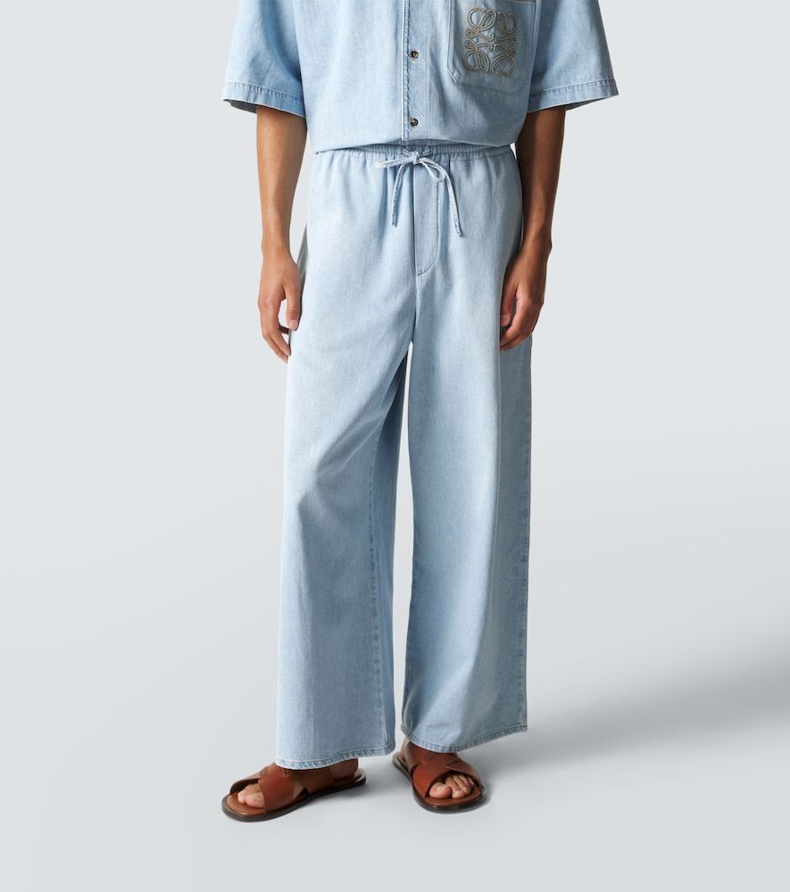 Paula Ibiza - Jeans a gamba larga Anagram - Loewe - Modalova
