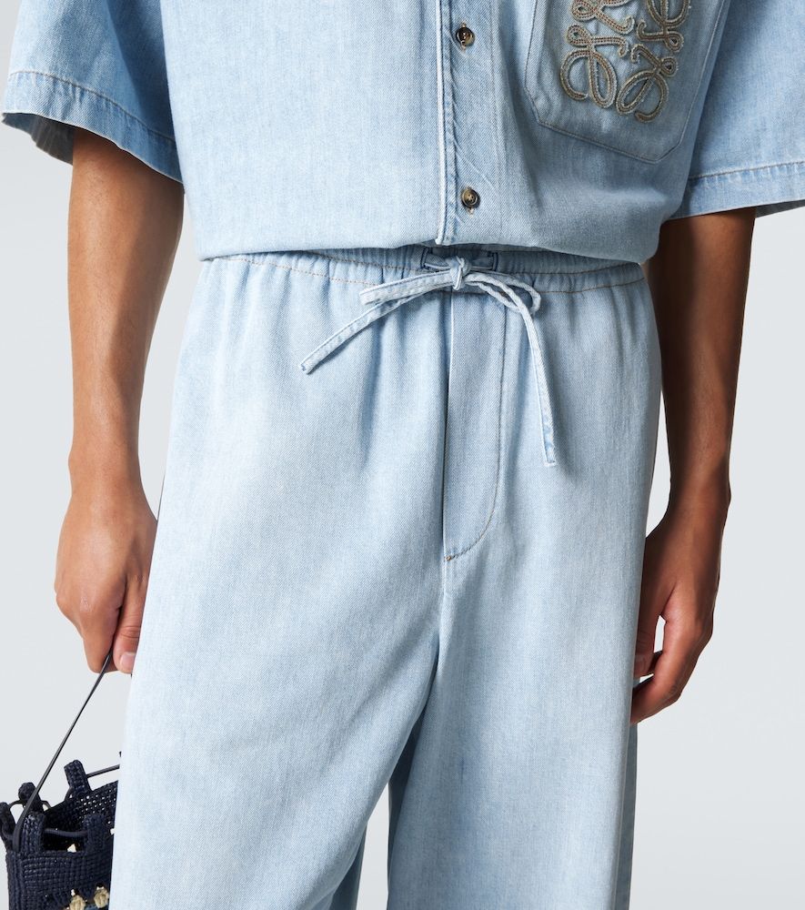 Paula Ibiza - Jeans a gamba larga Anagram - Loewe - Modalova