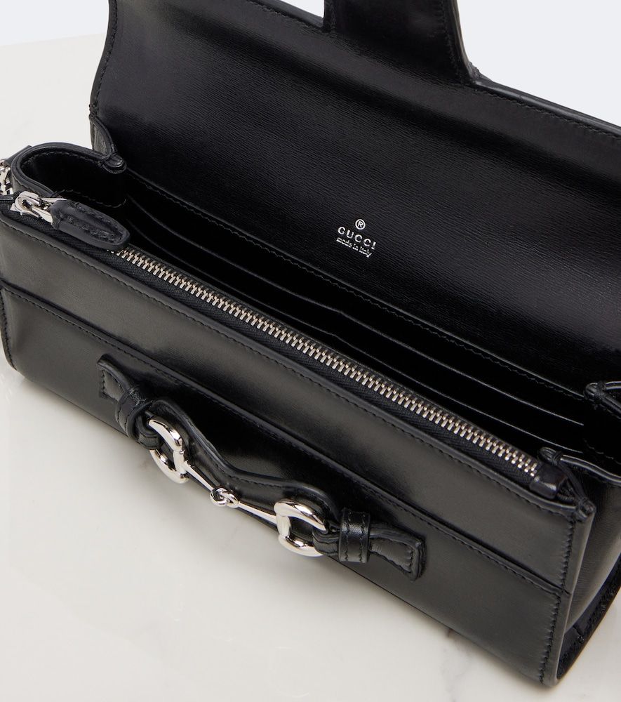 Cartera con cadena Mini de piel con Horsebit - Gucci - Modalova