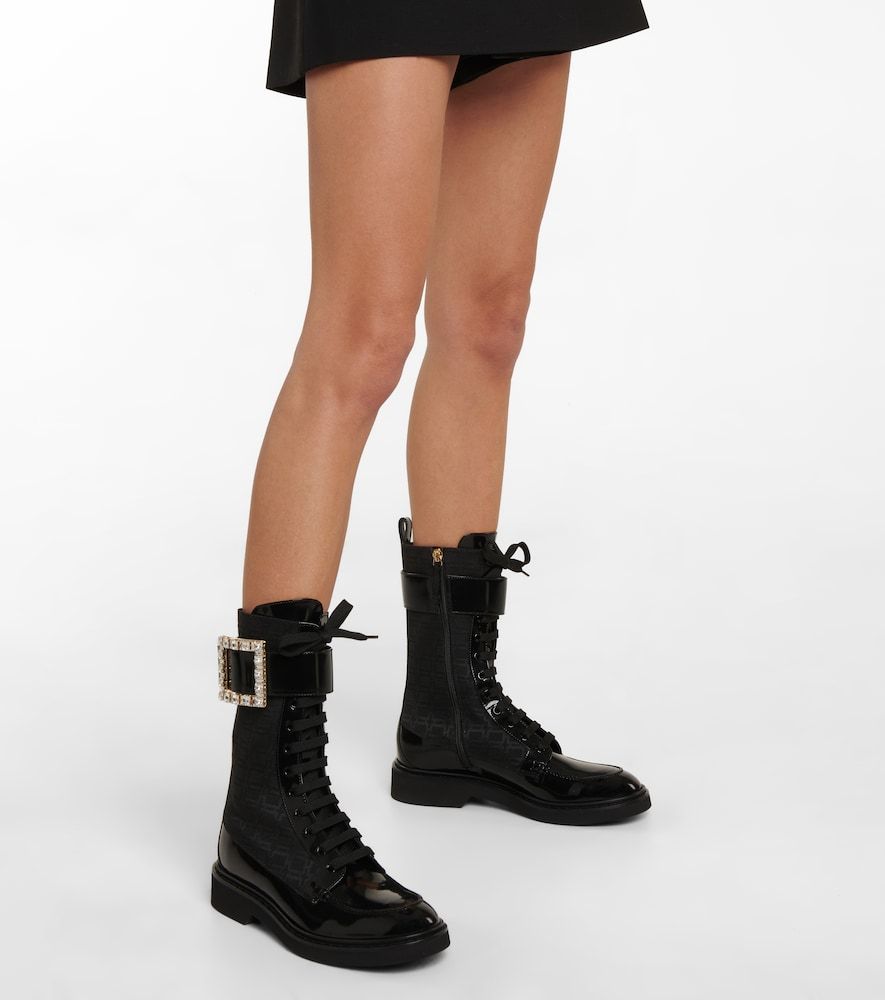 Schnürstiefel Viv' Rangers Strass - Roger Vivier - Modalova