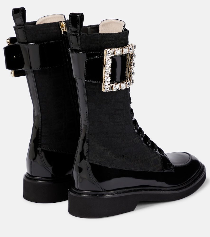 Schnürstiefel Viv' Rangers Strass - Roger Vivier - Modalova