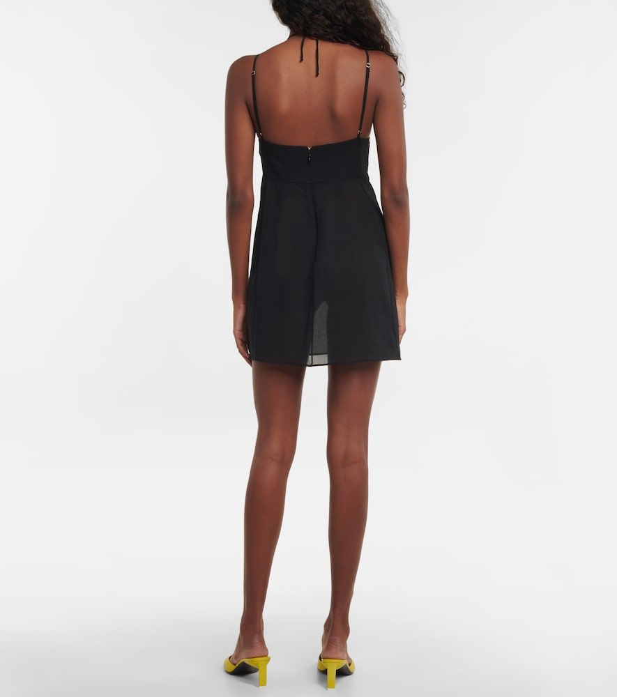 Vestido corto de algodón con aberturas - Nensi Dojaka - Modalova