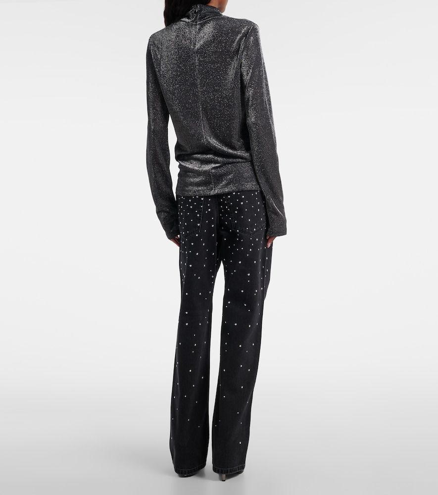 Top de cuello alto Jadia de jersey y lamé - Marant Etoile - Modalova