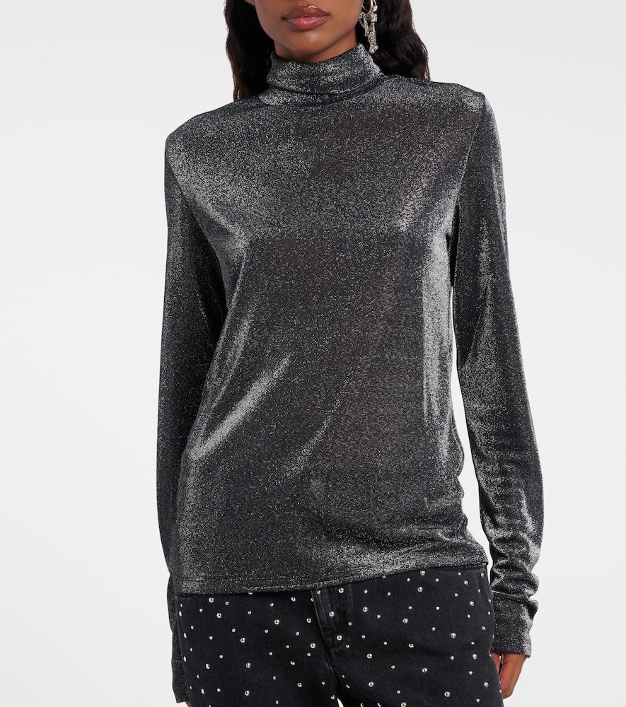 Top de cuello alto Jadia de jersey y lamé - Marant Etoile - Modalova