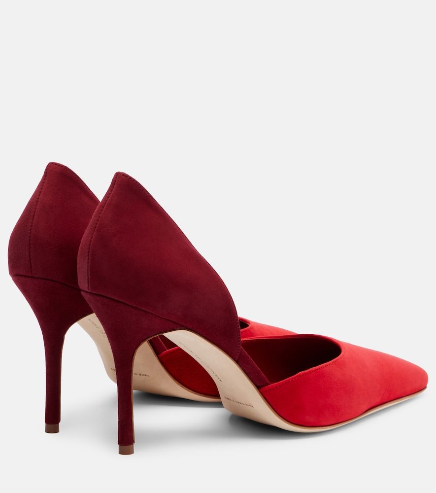 Pumps Taylerbinu 90 aus Veloursleder - Manolo Blahnik - Modalova