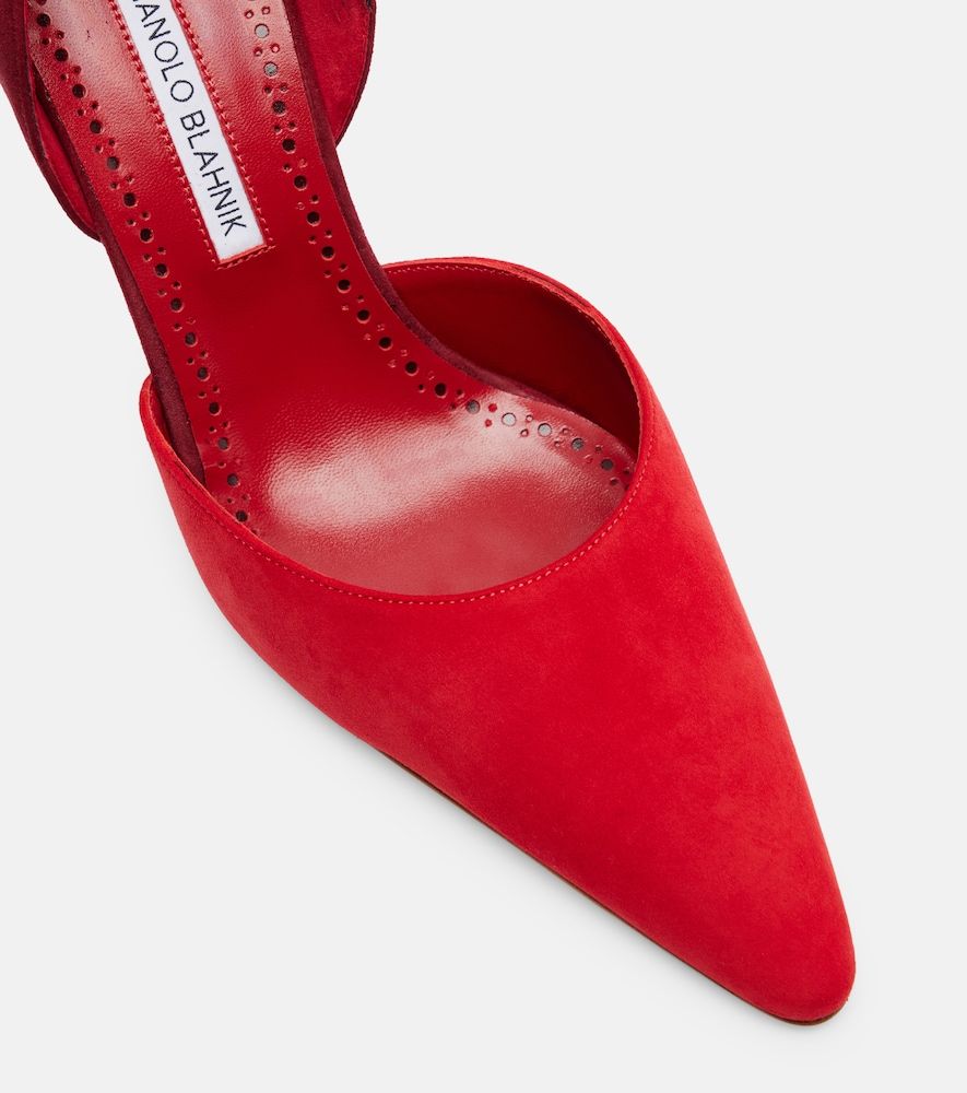 Pumps Taylerbinu 90 aus Veloursleder - Manolo Blahnik - Modalova