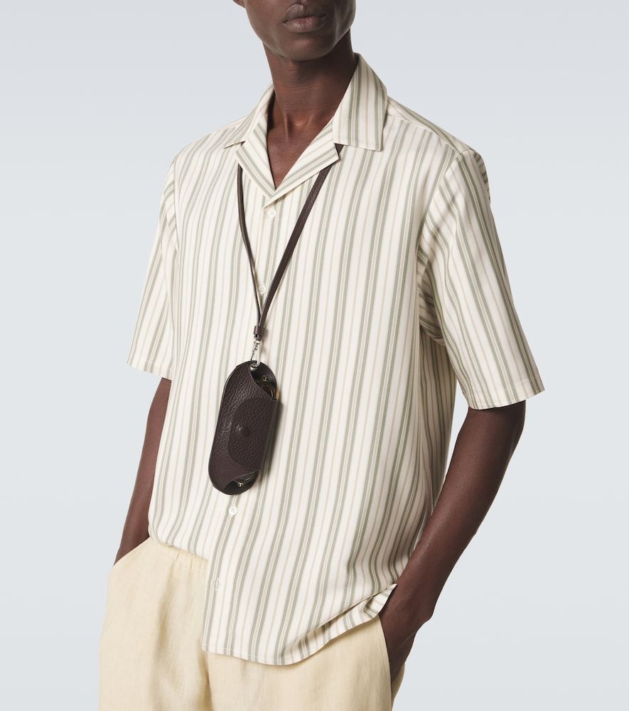 Le Kasha Striped silk bowling shirt - Le Kasha - Modalova