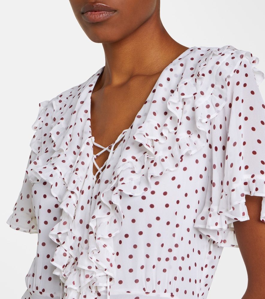 Vestido midi Dancing Dots de georgette - Dorothee Schumacher - Modalova